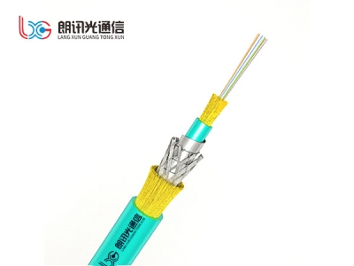 Mini double sheathed armored braided optical cable